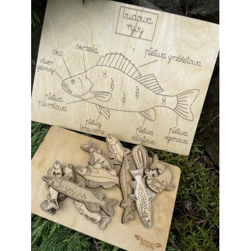 Drewniana układanka 